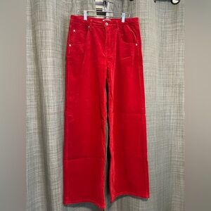Special A red corduroy pants